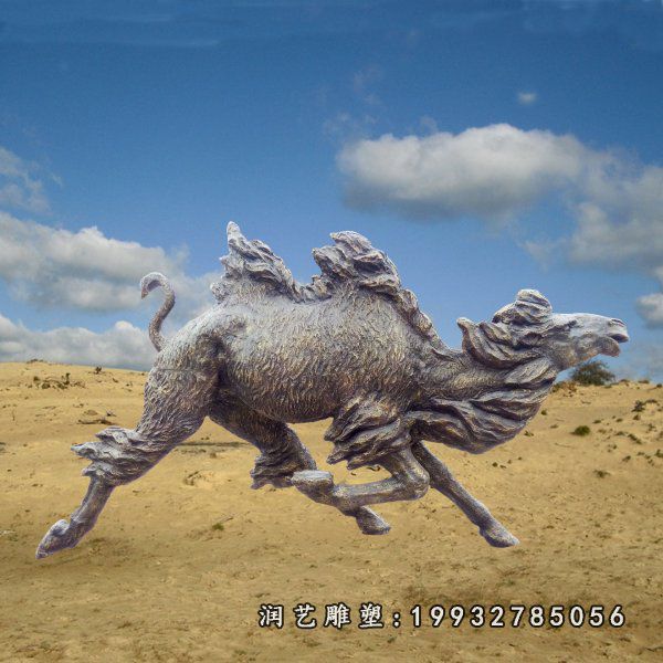商场骆驼动物铜雕