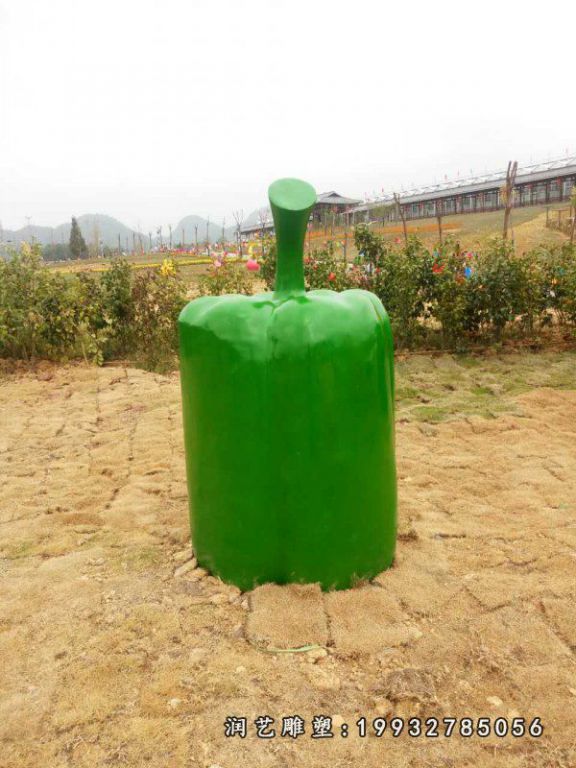商场玻璃钢青椒雕塑