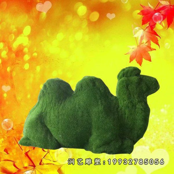 景区玻璃钢骆驼雕塑