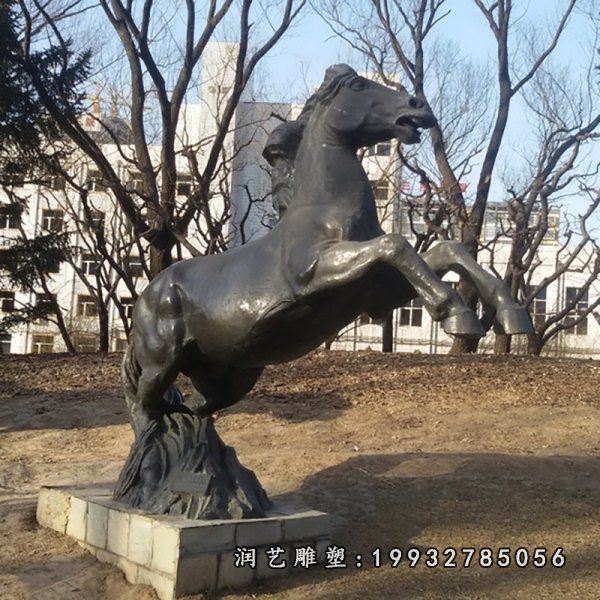 企业动物马铜雕