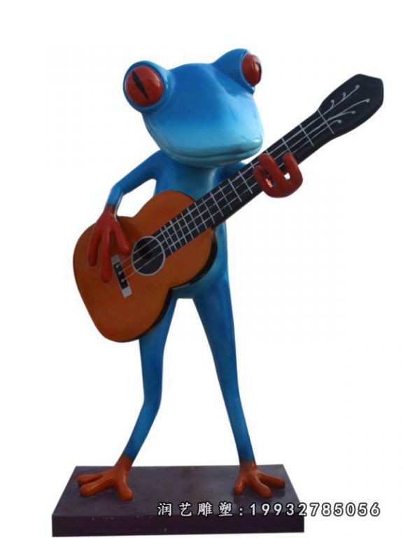 庭院玻璃钢青蛙雕塑