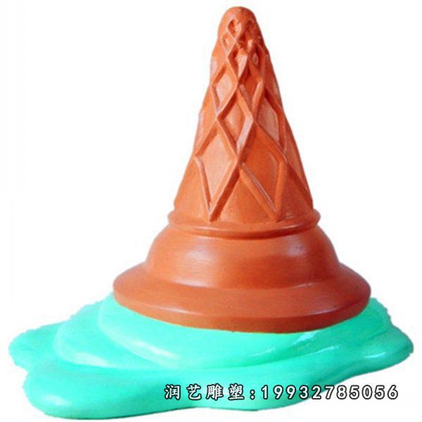 园林玻璃钢冰激凌雕塑