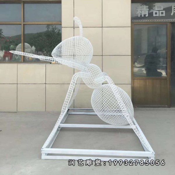 校园不锈钢蚂蚁雕塑