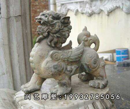 酒店动物貔貅石雕