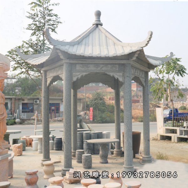 广场景观凉亭石雕