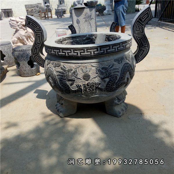 商业街景观香炉石雕