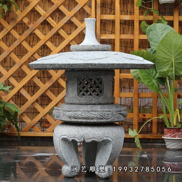 企业石灯景观雕塑