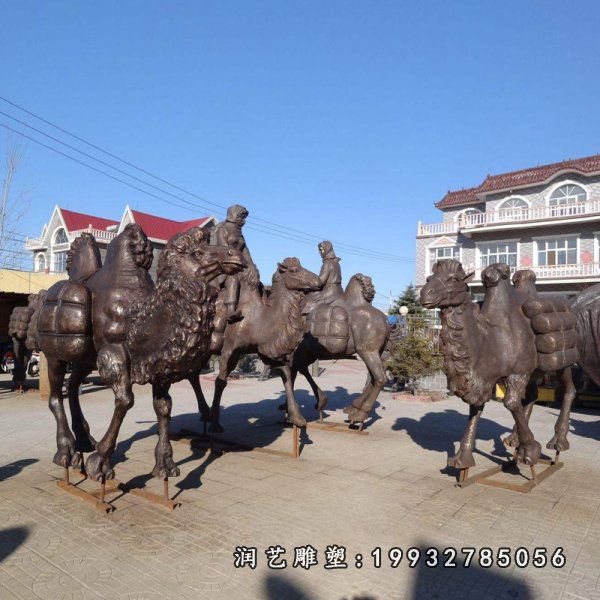 庭院动物骆驼铜雕