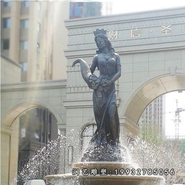 园林景观喷泉铜雕