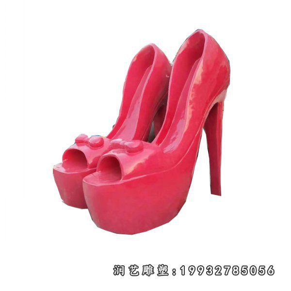 酒店玻璃钢鞋景观雕塑