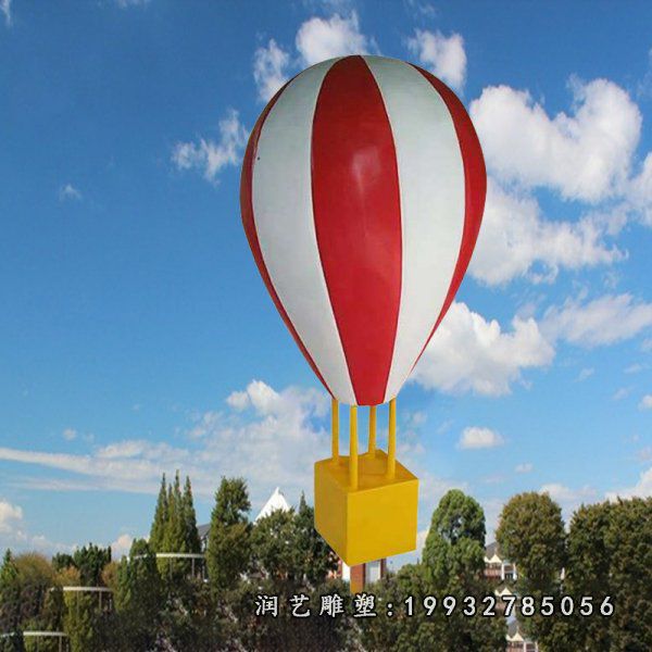 园林玻璃钢热气球雕塑