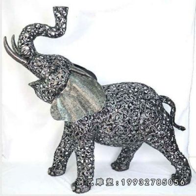 不锈钢大象雕塑