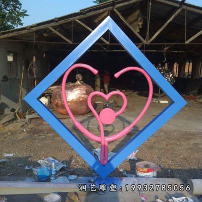 公园不锈钢剪纸雕塑