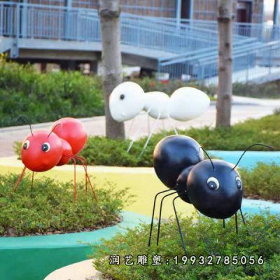 公园玻璃钢蚂蚁雕塑