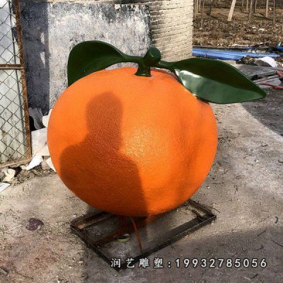 玻璃钢仿真橘子雕塑