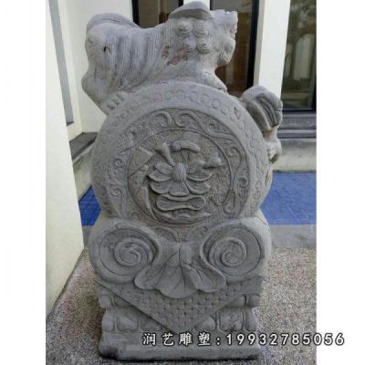 大理石庭院抱鼓石雕塑