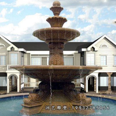 大理石喷泉雕塑