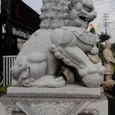 大理石狮子雕塑