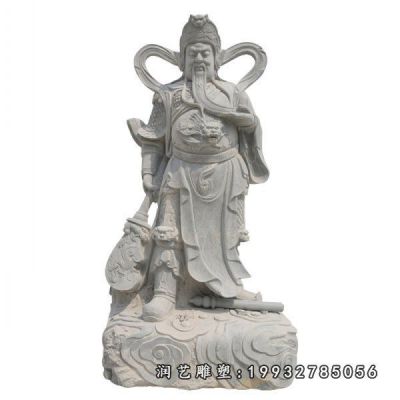 大理石关公雕塑