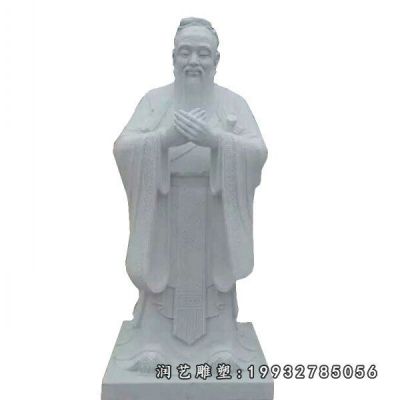 大理石孔子雕塑