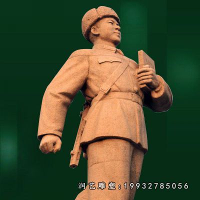 大理石雷锋雕塑