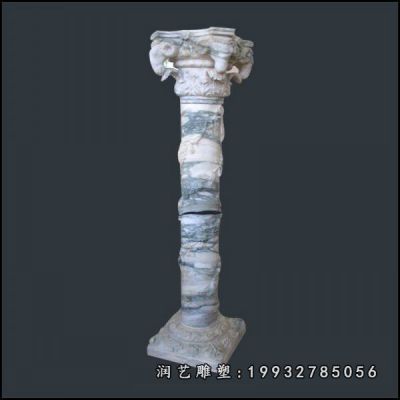 大理石罗马柱雕塑