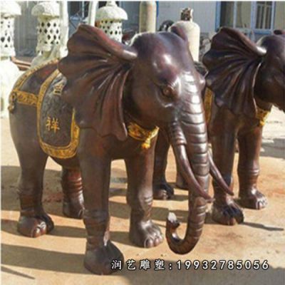 铜雕大象雕塑