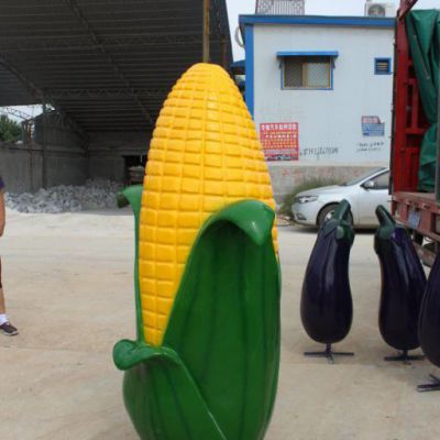 玻璃钢玉米雕塑