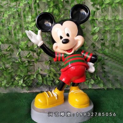 卡通玻璃钢米老鼠雕塑