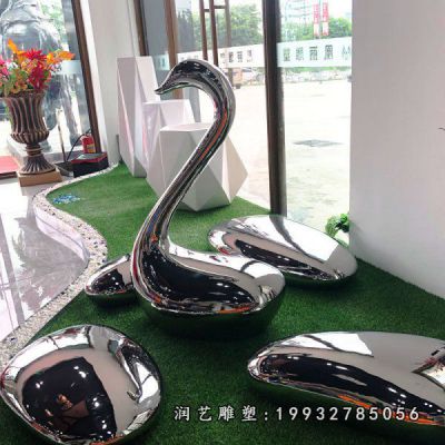 街道不锈钢鹅卵石雕塑