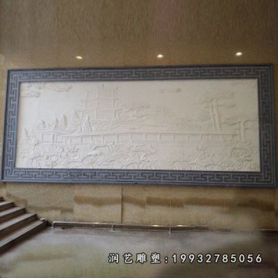 园林大理石壁画雕塑