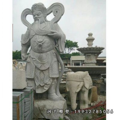 大理石广场关公雕塑