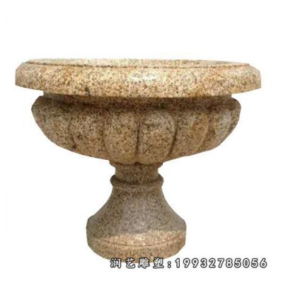 大理石商场花盆雕塑