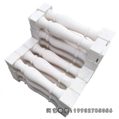 汉白玉栏杆石雕