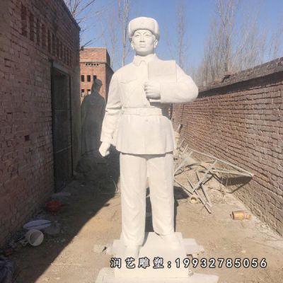 公园雷锋大理石雕塑