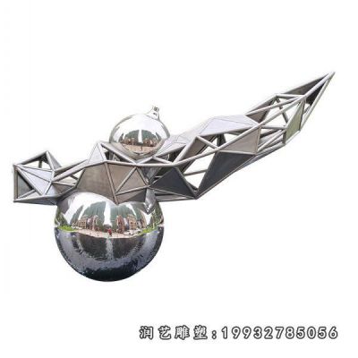 不锈钢景观葫芦雕塑