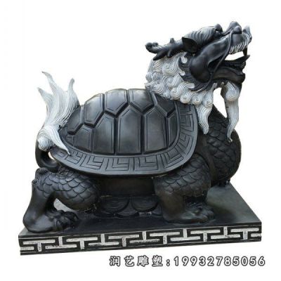公园龙龟大理石雕塑