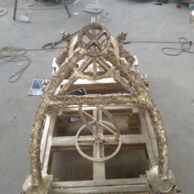 铜雕公园浑天仪雕塑