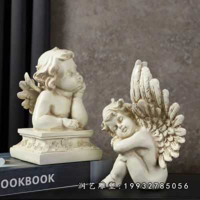 公园大理石天使雕塑