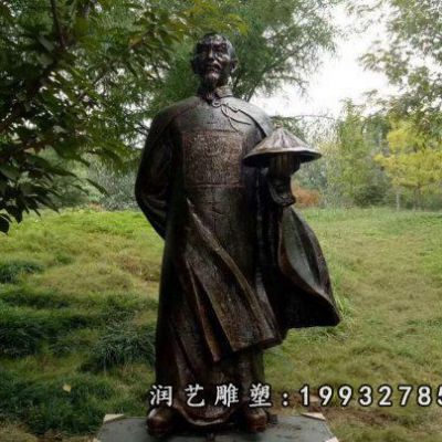 公园铜雕林则徐雕塑