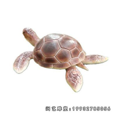 玻璃钢景区乌龟雕塑