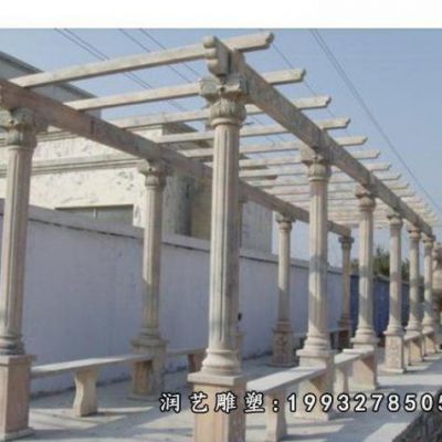 校园大理石长廊雕塑