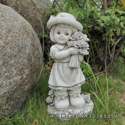 大理石儿童园林雕塑