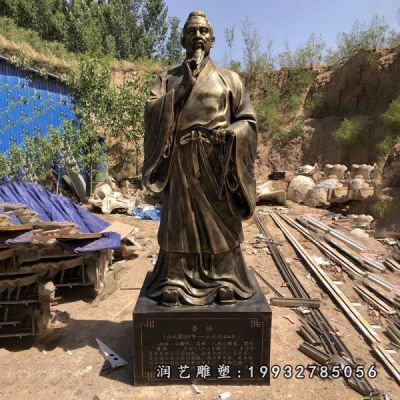 鲁班公园铜雕雕塑