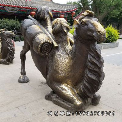 铜雕骆驼雕塑