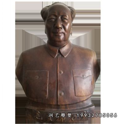 毛泽东铜雕园林雕塑
