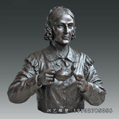 南丁格尔铜雕园林雕塑