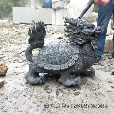 大理石龙龟公园雕塑