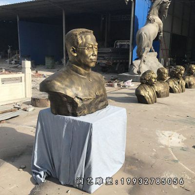 铜雕教育家陶行知雕塑