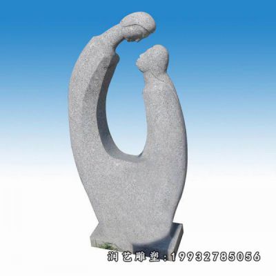 大理石情侣雕塑